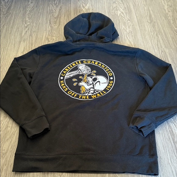 Vans 'Freezing Cold' back print hoodie in black Size L - Picture 9 of 10